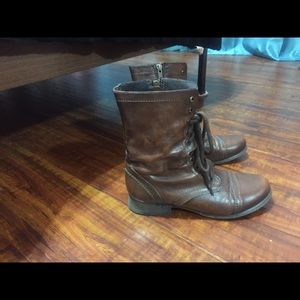 Steve Madden Troopa Boots Brown Size 8